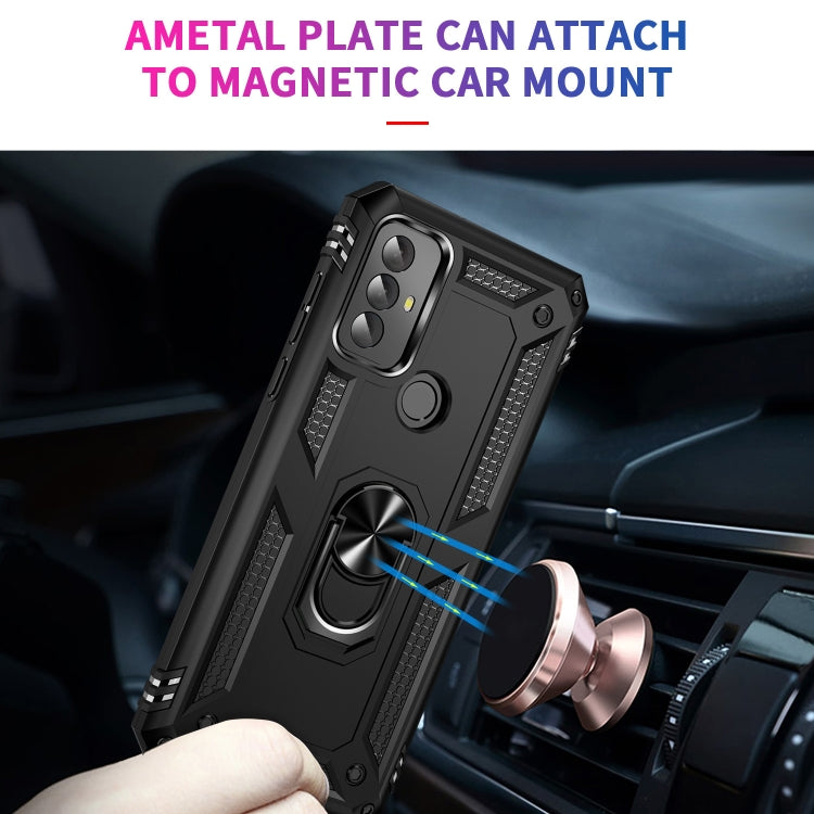 For Motorola Moto G Play 2023 Shockproof TPU + PC Phone Case with Holder