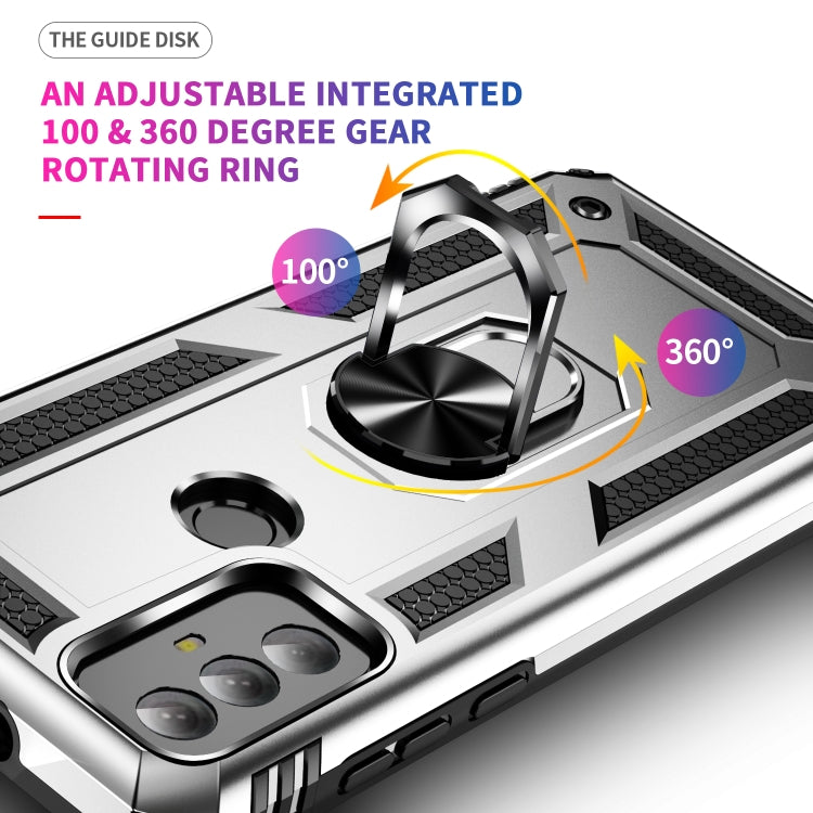 For Motorola Moto G Play 2023 Shockproof TPU + PC Phone Case with Holder
