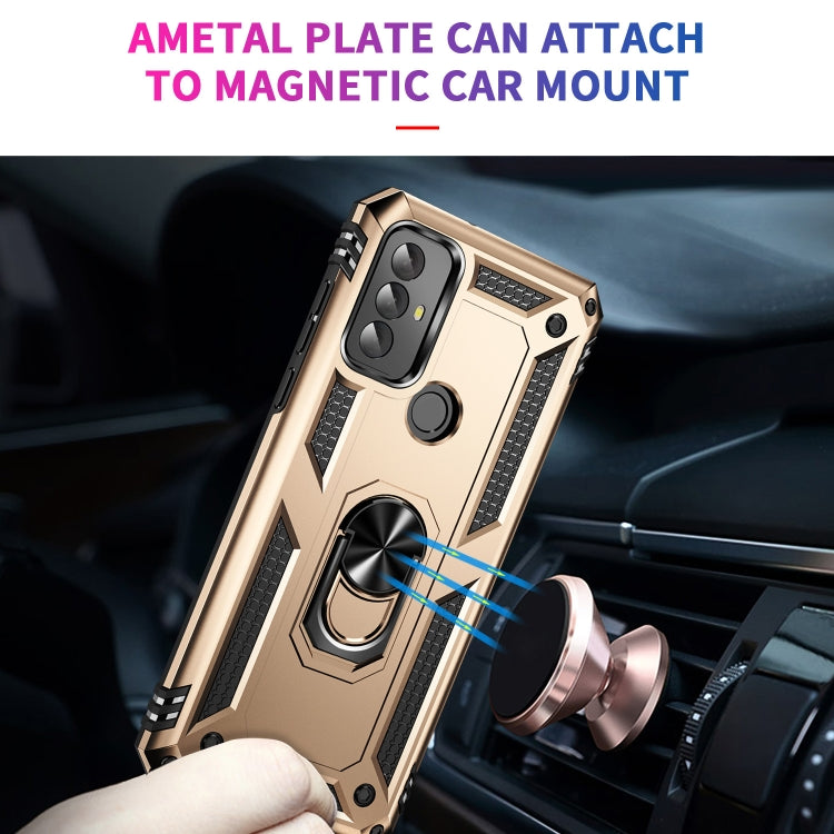 For Motorola Moto G Play 2023 Shockproof TPU + PC Phone Case with Holder
