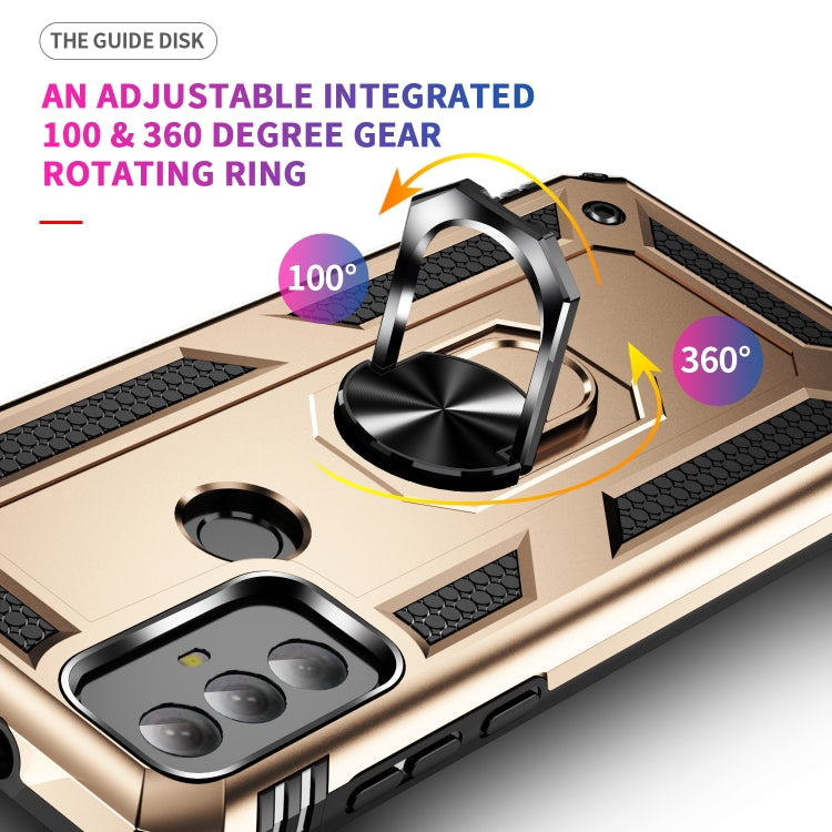 For Motorola Moto G Play 2023 Shockproof TPU + PC Phone Case with Holder
