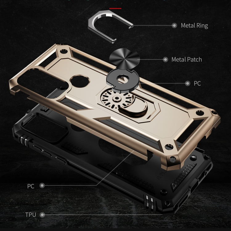 For Motorola Moto G Play 2023 Shockproof TPU + PC Phone Case with Holder