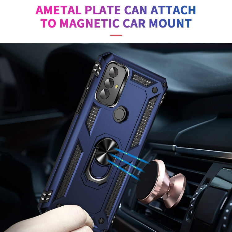For Motorola Moto G Play 2023 Shockproof TPU + PC Phone Case with Holder