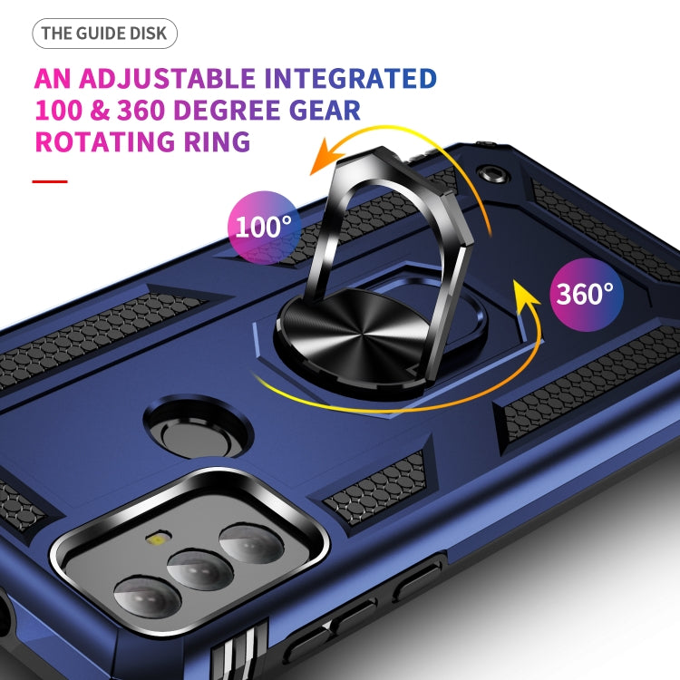 For Motorola Moto G Play 2023 Shockproof TPU + PC Phone Case with Holder