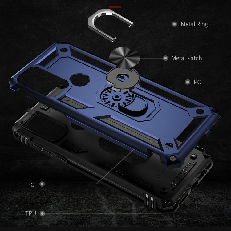 For Motorola Moto G Play 2023 Shockproof TPU + PC Phone Case with Holder
