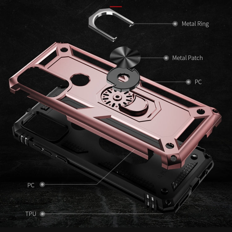 For Motorola Moto G Play 2023 Shockproof TPU + PC Phone Case with Holder