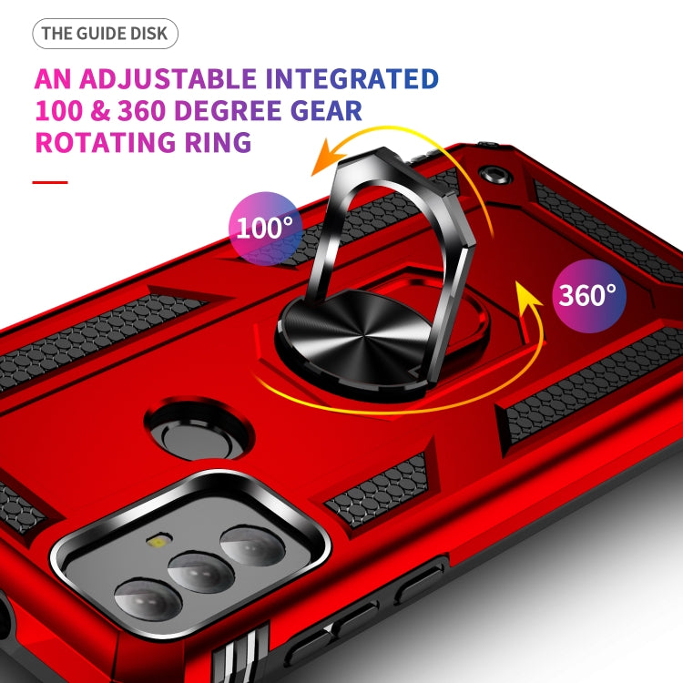 For Motorola Moto G Play 2023 Shockproof TPU + PC Phone Case with Holder