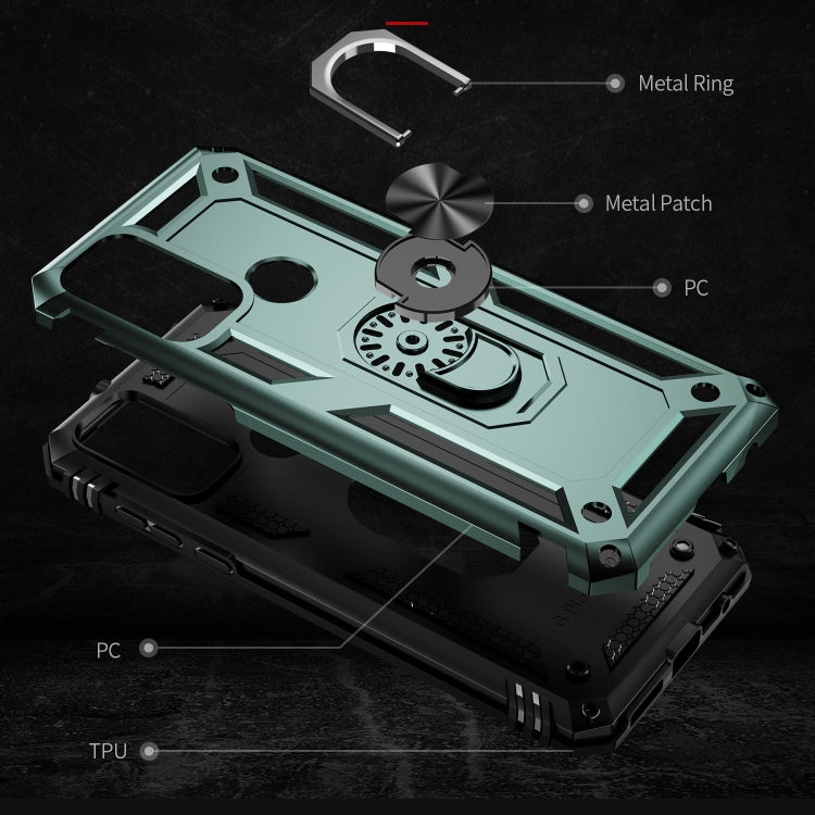 For Motorola Moto G Play 2023 Shockproof TPU + PC Phone Case with Holder