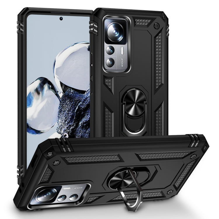 For Xiaomi 12T / 12T Pro Shockproof TPU + PC Phone Case with Holder