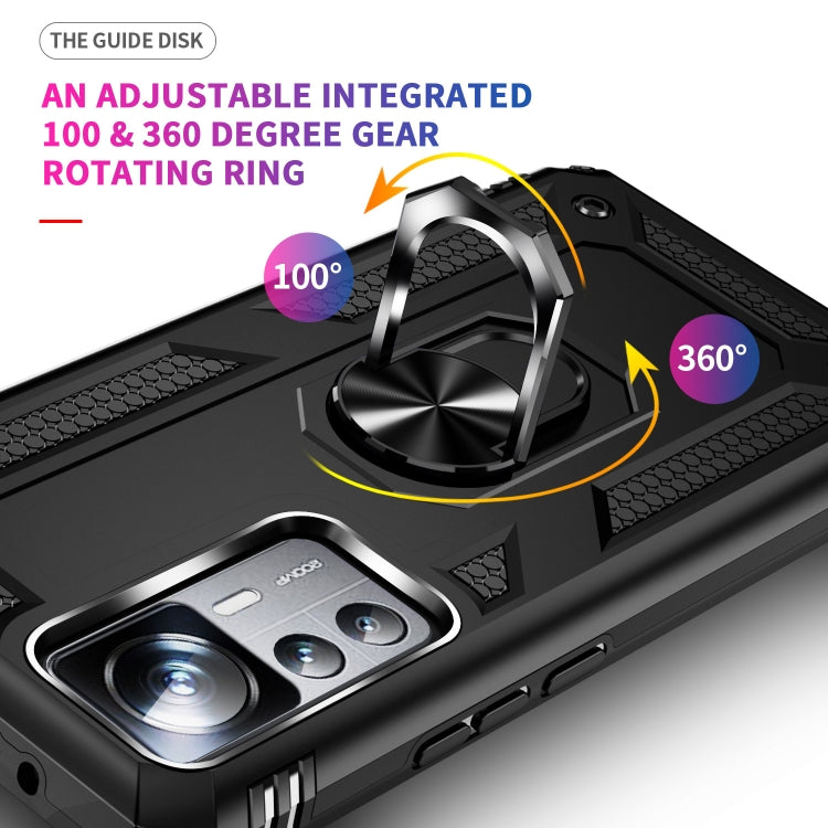 For Xiaomi 12T / 12T Pro Shockproof TPU + PC Phone Case with Holder