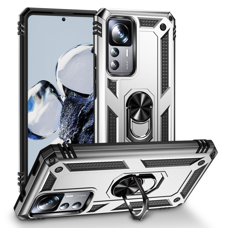 For Xiaomi 12T / 12T Pro Shockproof TPU + PC Phone Case with Holder