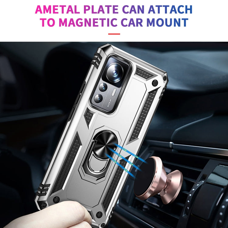 For Xiaomi 12T / 12T Pro Shockproof TPU + PC Phone Case with Holder