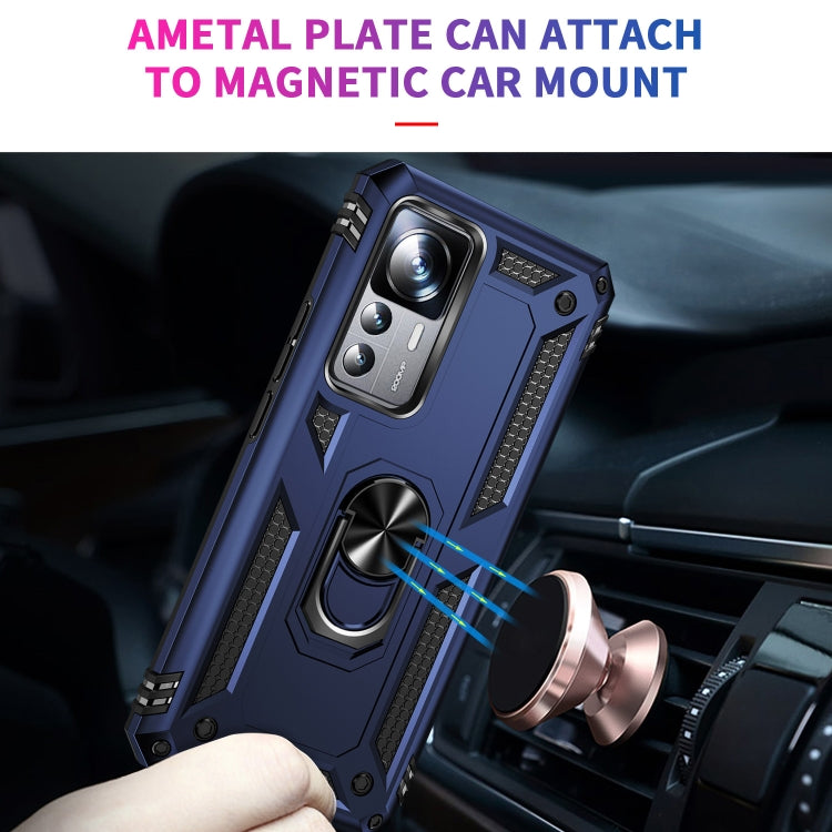 For Xiaomi 12T / 12T Pro Shockproof TPU + PC Phone Case with Holder
