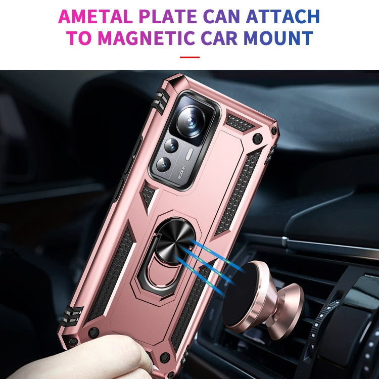For Xiaomi 12T / 12T Pro Shockproof TPU + PC Phone Case with Holder
