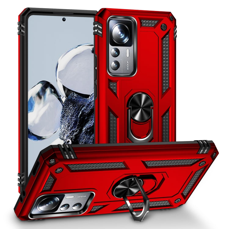 For Xiaomi 12T / 12T Pro Shockproof TPU + PC Phone Case with Holder