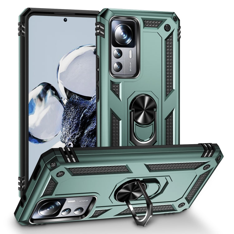 For Xiaomi 12T / 12T Pro Shockproof TPU + PC Phone Case with Holder