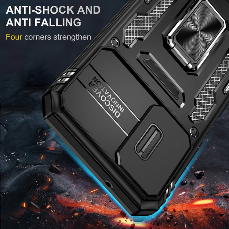 For Samsung Galaxy A14 5G Armor PC + TPU Camera Shield Phone Case