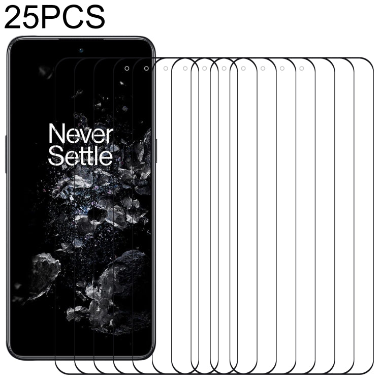 For OnePlus 11 / 11 Jupiter Rock Edition 25pcs 3D Curved Edge Full Screen Tempered Glass Film