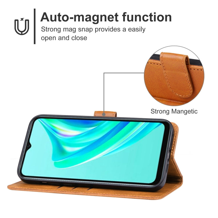 For Infinix Hot 20i Leather Phone Case