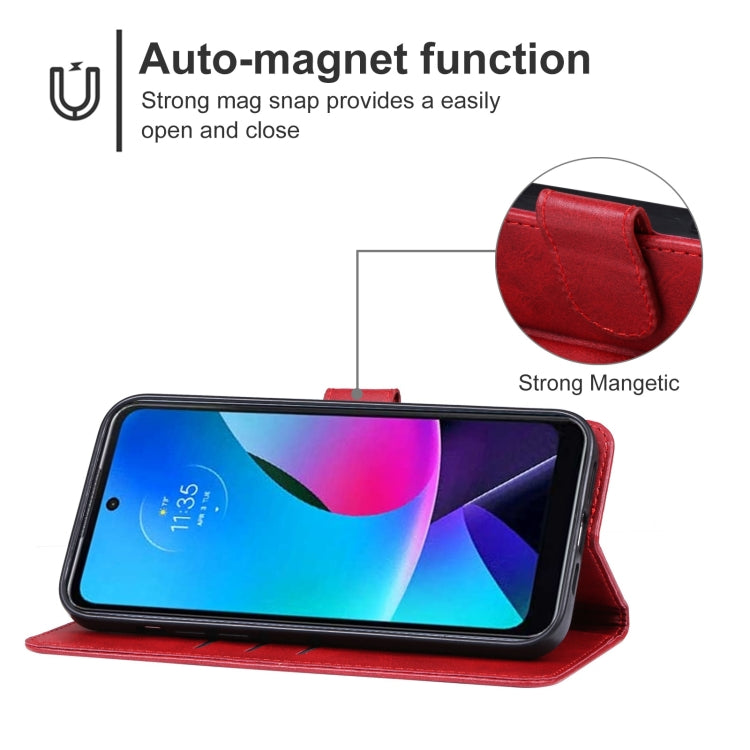 For Motorola Moto G Play 2023 Leather Phone Case