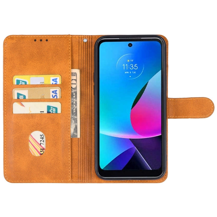 For Motorola Moto G Play 2023 Leather Phone Case