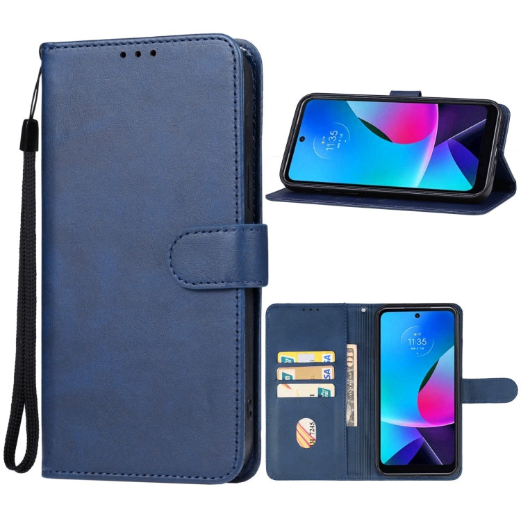 For Motorola Moto G Play 2023 Leather Phone Case