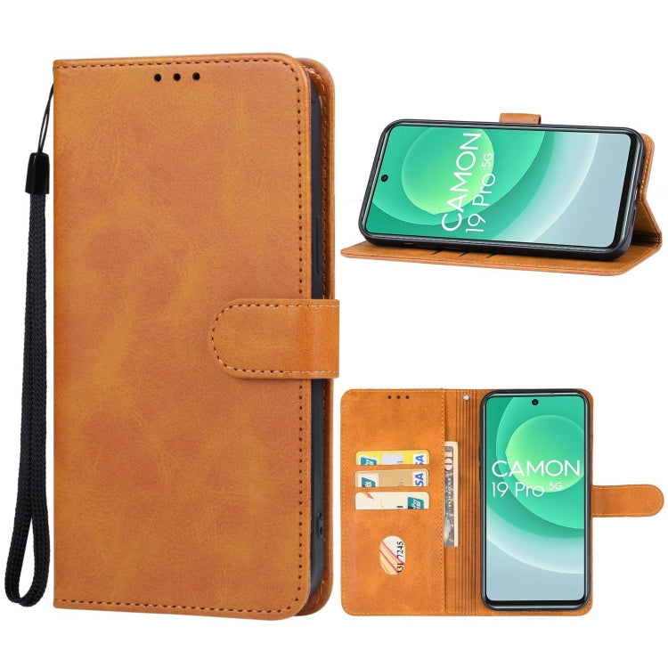 For Tecno Camon 19 Pro 5G Leather Phone Case