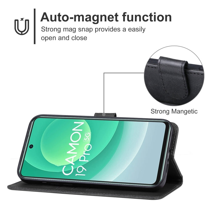 For Tecno Camon 19 Pro 5G Leather Phone Case