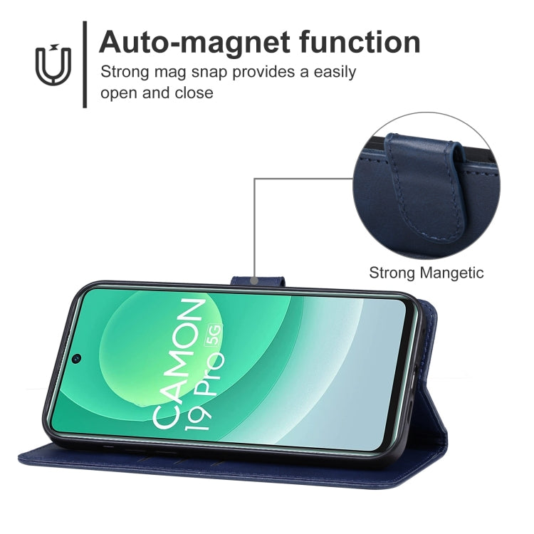 For Tecno Camon 19 Pro 5G Leather Phone Case