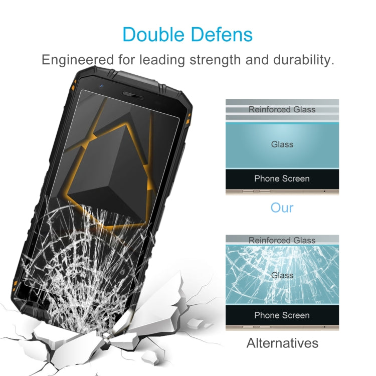 For DOOGEE S41 10pcs 0.26mm 9H 2.5D Tempered Glass Film