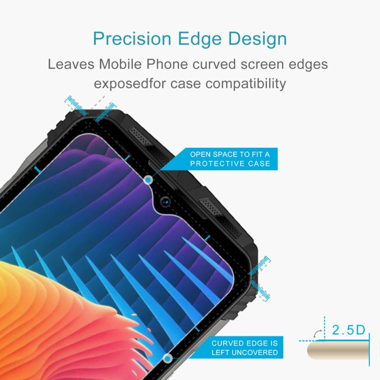 For DOOGEE V30 5G 10pcs 0.26mm 9H 2.5D Tempered Glass Film