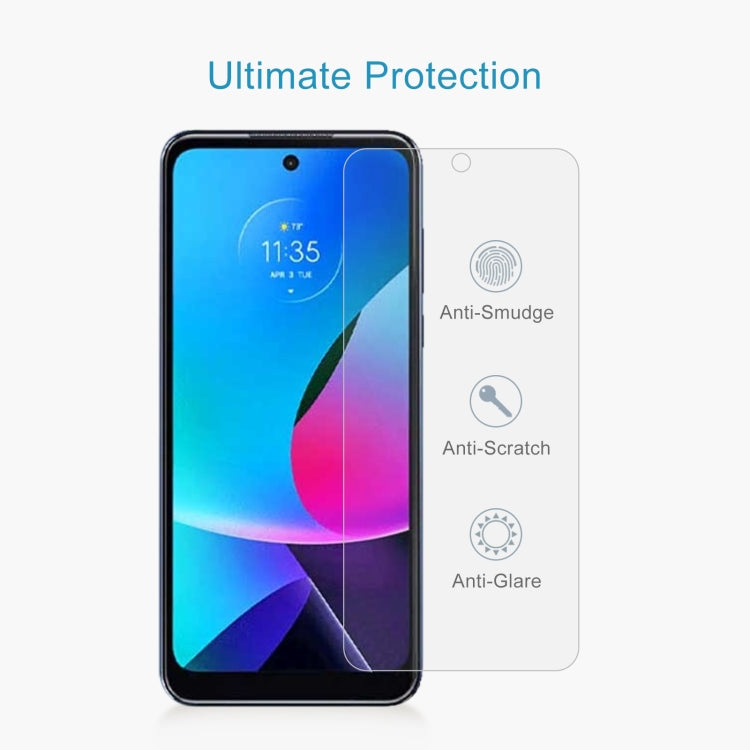 For Motorola Moto G Play 2023 10pcs 0.26mm 9H 2.5D Tempered Glass Film