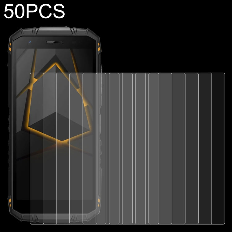 For DOOGEE S41 50pcs 0.26mm 9H 2.5D Tempered Glass Film