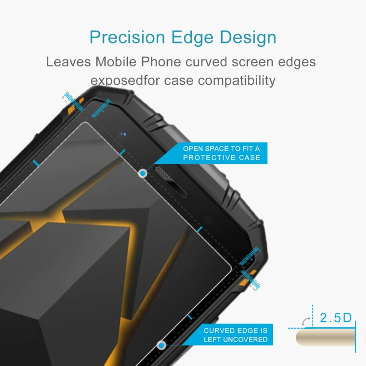 For DOOGEE S41 Pro 50pcs 0.26mm 9H 2.5D Tempered Glass Film