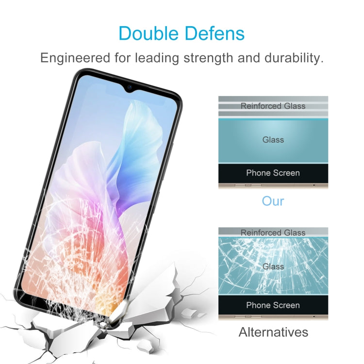 For DOOGEE X98 50pcs 0.26mm 9H 2.5D Tempered Glass Film