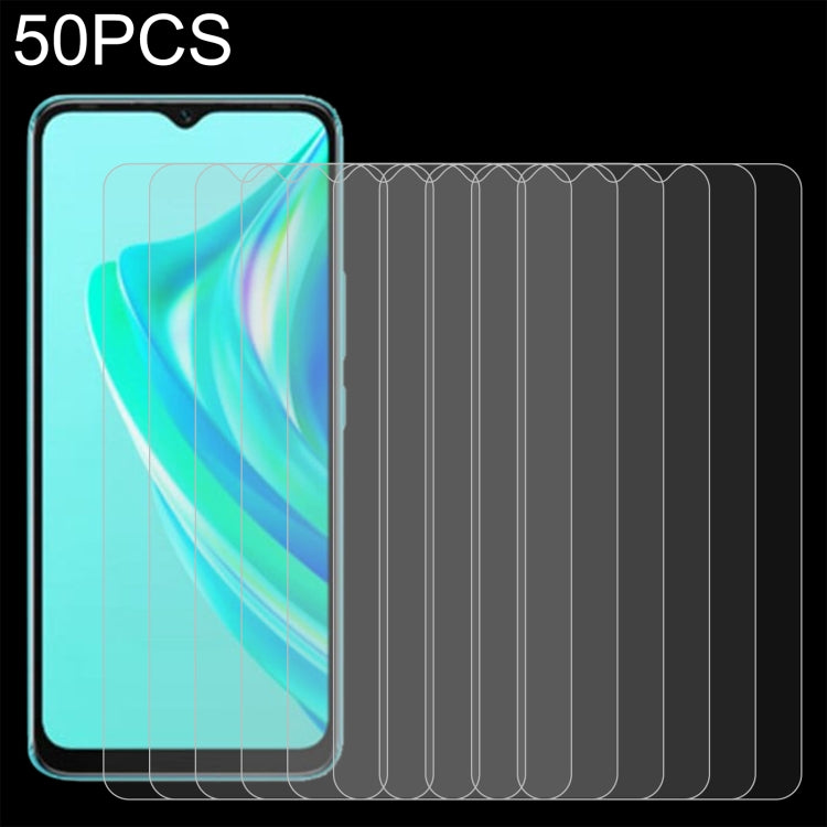 For Infinix Hot 20i 50pcs 0.26mm 9H 2.5D Tempered Glass Film