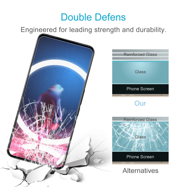 For ZTE nubia Red Magic 8 Pro 50pcs 0.26mm 9H 2.5D Tempered Glass Film