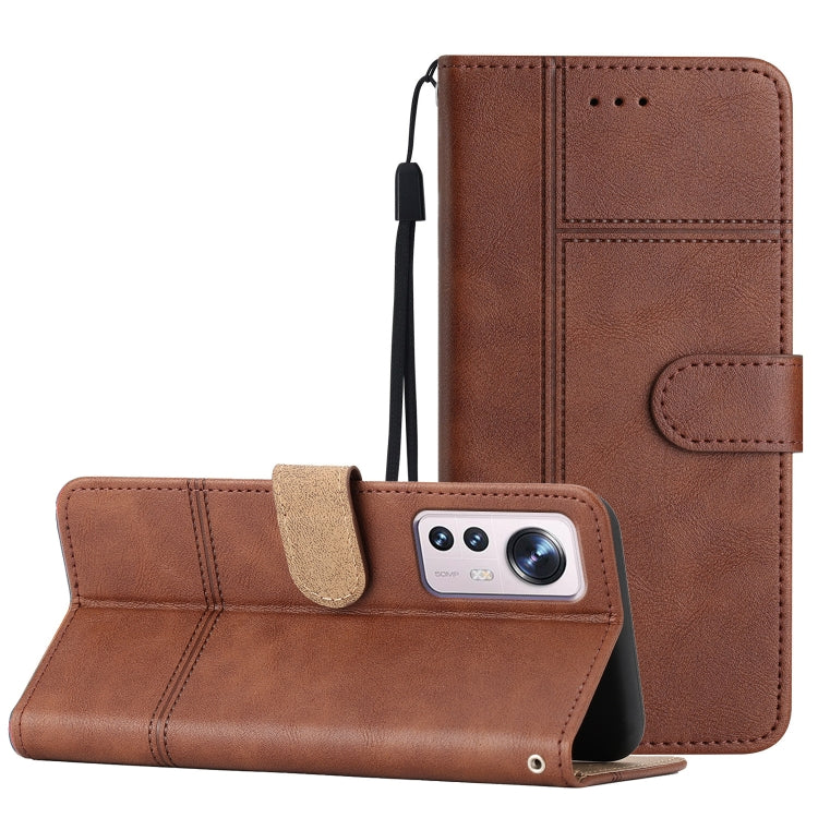For Xiaomi 12 Lite Business Style Cowhide Texture Leather Phone Case