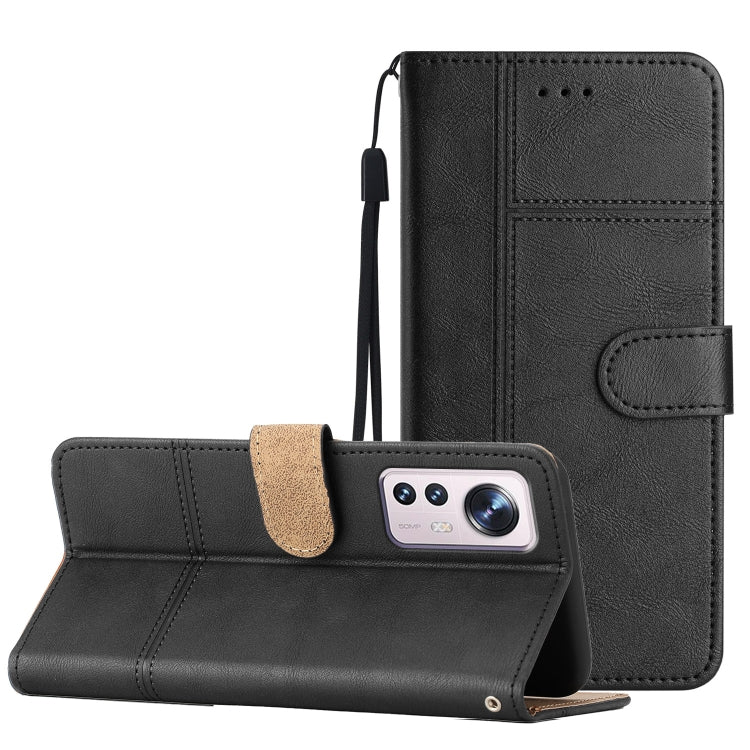 For Xiaomi 12 Lite Business Style Cowhide Texture Leather Phone Case