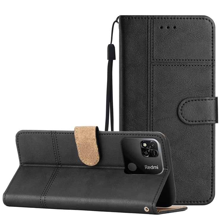 For Xiaomi Redmi 10A Business Style Cowhide Texture Leather Phone Case