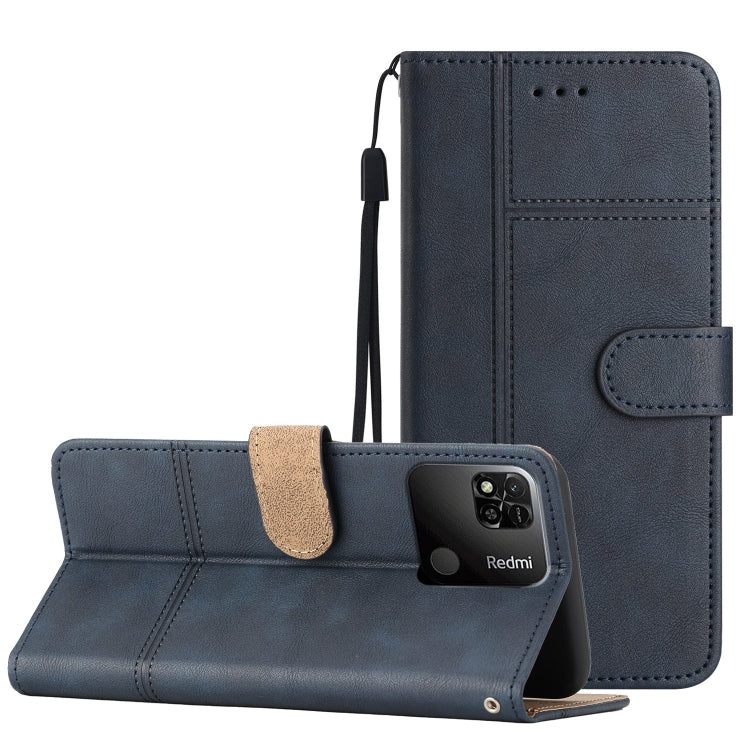 For Xiaomi Redmi 10A Business Style Cowhide Texture Leather Phone Case