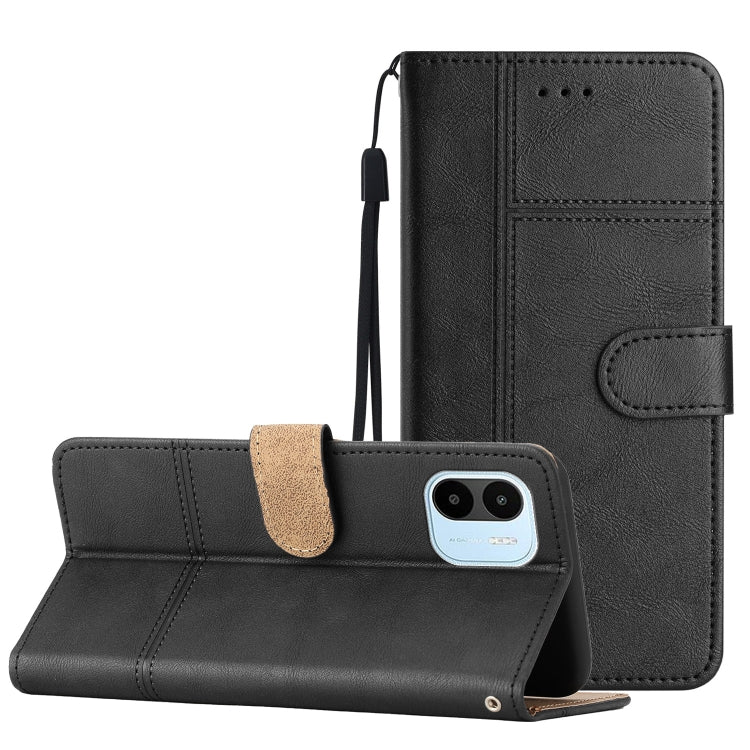 For Xiaomi Redmi A1 Business Style Cowhide Texture Leather Phone Case
