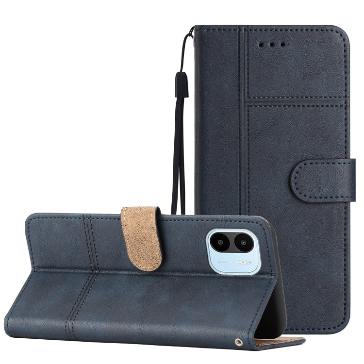 For Xiaomi Redmi A1 Business Style Cowhide Texture Leather Phone Case
