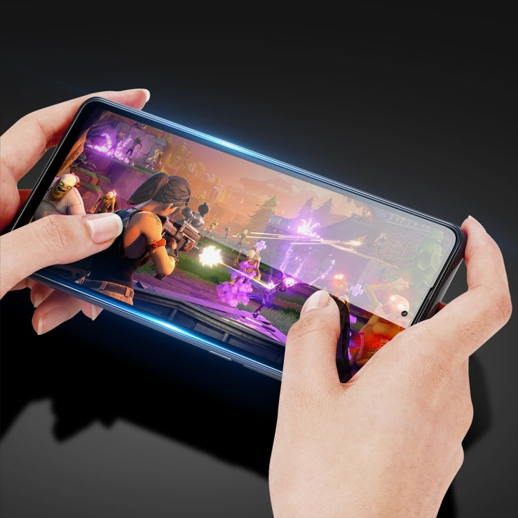 For Asus Zenfone 9 10pcs DUX DUCIS 0.33mm 9H Medium Alumina HD Full Screen Tempered Glass Film