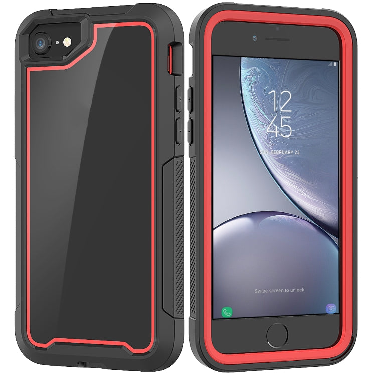For iPhone SE 2020 & 8 & 7 Frame Series TPU + PC Dust-proof Scratch-proof Drop-proof Protective Case
