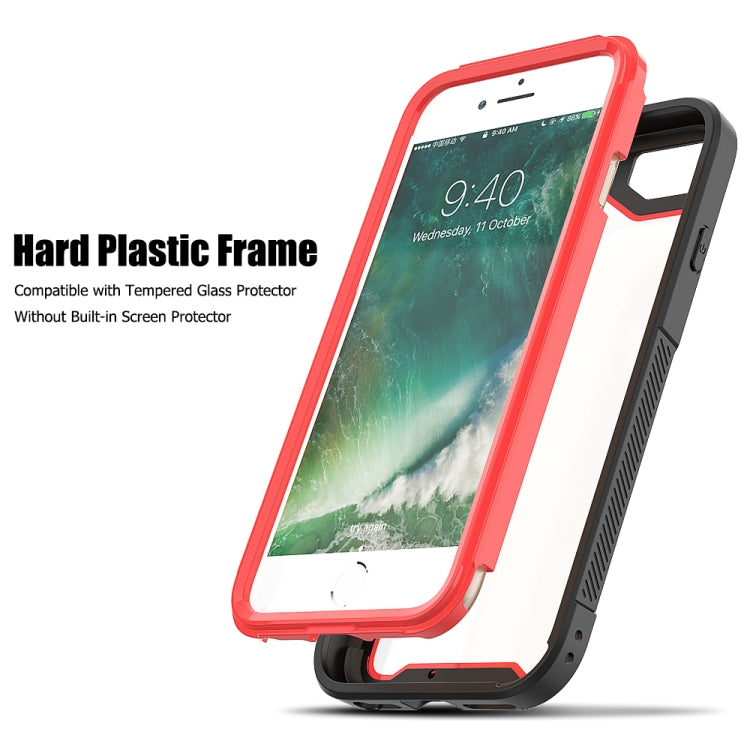 For iPhone SE 2020 & 8 & 7 Frame Series TPU + PC Dust-proof Scratch-proof Drop-proof Protective Case