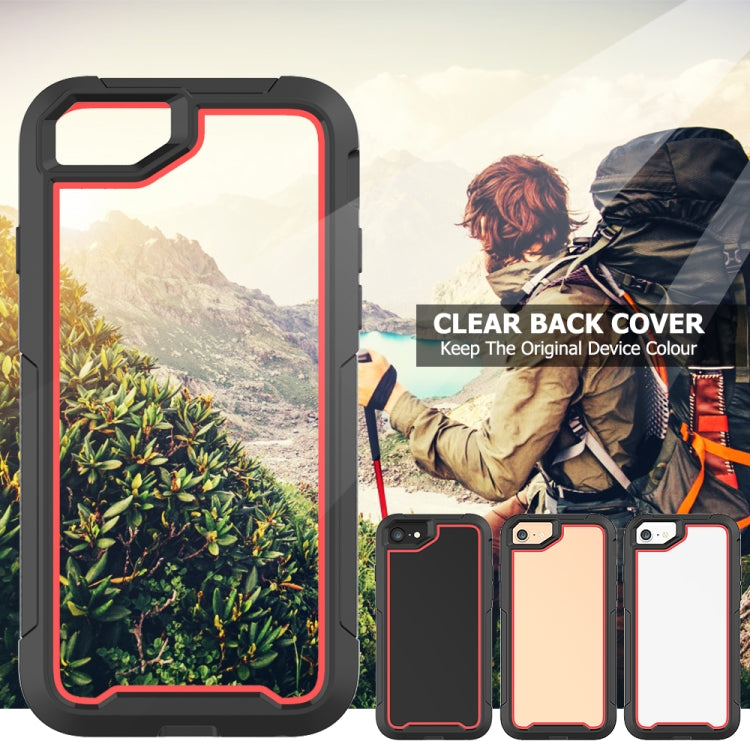 For iPhone SE 2020 & 8 & 7 Frame Series TPU + PC Dust-proof Scratch-proof Drop-proof Protective Case