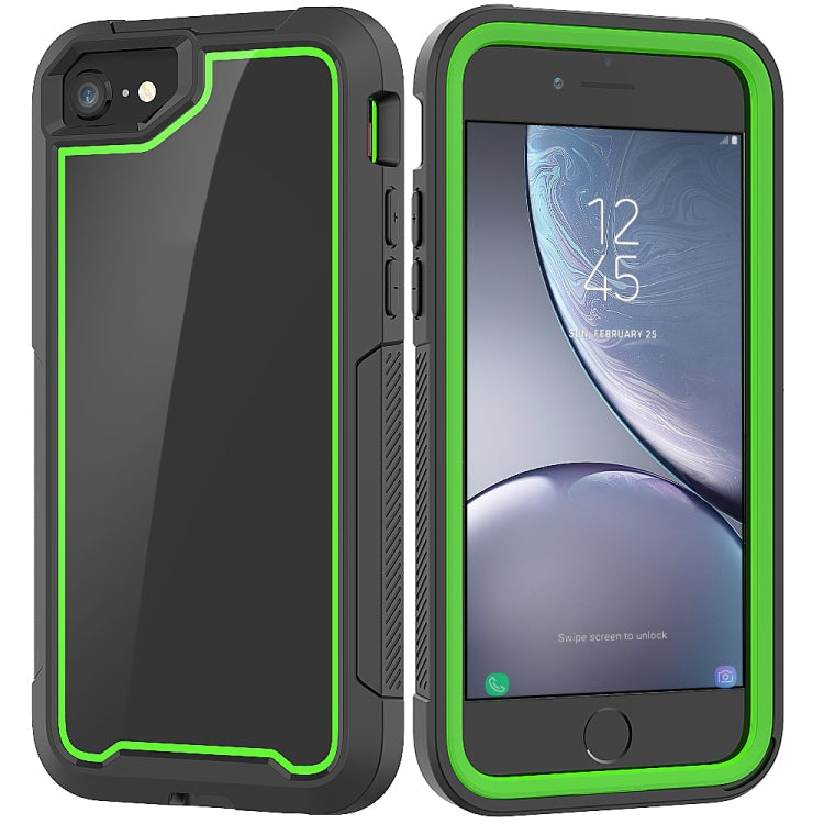 For iPhone SE 2020 & 8 & 7 Frame Series TPU + PC Dust-proof Scratch-proof Drop-proof Protective Case