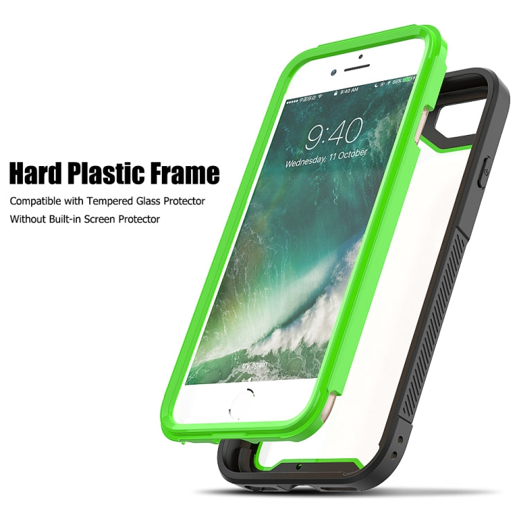 For iPhone SE 2020 & 8 & 7 Frame Series TPU + PC Dust-proof Scratch-proof Drop-proof Protective Case