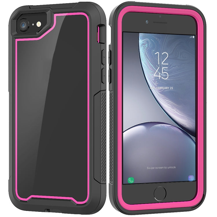 For iPhone SE 2020 & 8 & 7 Frame Series TPU + PC Dust-proof Scratch-proof Drop-proof Protective Case
