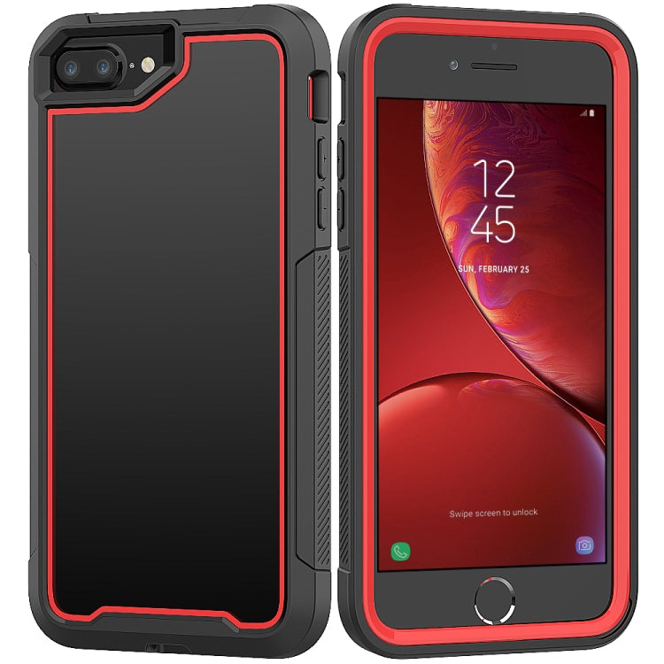 For iPhone 8 Plus & 7 Plus Frame Series TPU + PC Dust-proof Scratch-proof Drop-proof Protective Case